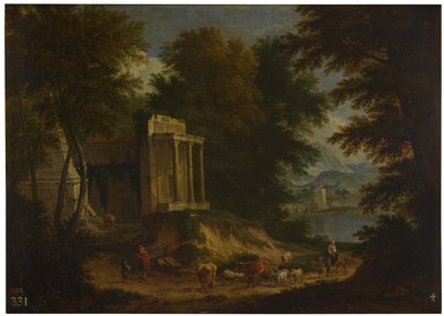 Landscape with Ruins by Adriaen Frans Boudewyns